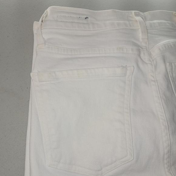 Citizens of Humanity White High Rise Jeans Olivia Crop High Rise Slim Size 25 - Picture 14 of 15